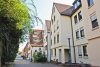Schöne helle Maisonettewohnung mitten in Ulm, 126 m², großzügig, 5-6 Zimmer, Loggia mit Münsterblick - Blick zum Eingang und zur Fußgängerzone