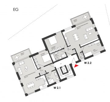 78 m² Neubau 2,5 Zi.-ETW im EG oder 1.OG, 89143 Blaubeuren, Erdgeschosswohnung
