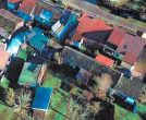 Ihr neues zuHAUSe, großes Grundstück, Nebengebäude, viel Potential! JETZT LESEN! - Luftbild alt