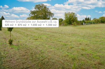 Mehrere Grundstücke zur Auswahl z.B. 625 m² + 875 m² + 1.050 m² + 1.300 m² MÜNCHEBERG City-Siedlung, 15374 Müncheberg, Wohngrundstück