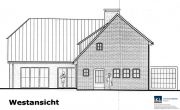 Verkauft durch Noemi Junkert: Direkt an der Ems mit Bootssteg! Großzügiges Haus (Umbau 2005) Grundstück mit ca. 2.000 m². KP 1.06 Mio. - Ansicht West