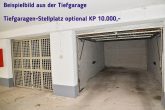 Tiefgaragenstellplatz mit Tor, im Zentrum von Königsfeld i.S. - Tiefgaragen-Stellplatz optional