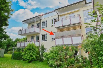Moderne, helle und gemütliche Wohnung mit Balkon, zentrale aber ruhige Lage, Stellplatz optional, 89312 Günzburg, Etagenwohnung